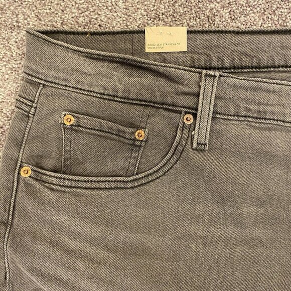 Levi’s Women’s Ribcage Straight Ankle Jeans Plus Size 22 W M Gray NWT $69 - Picture 6 of 16